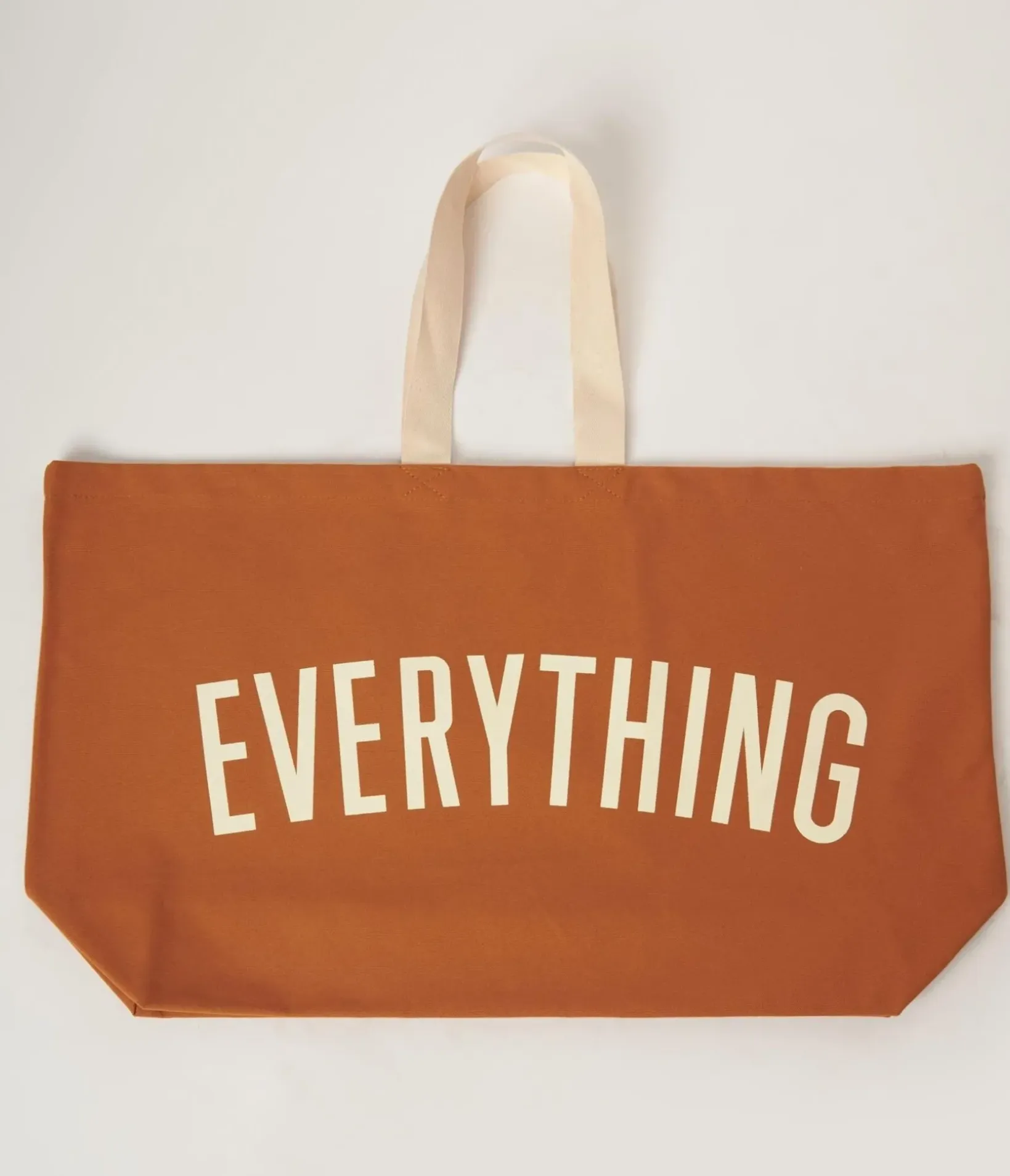 Unique Vintage Tote Bags>Tan Everything Tote Bag