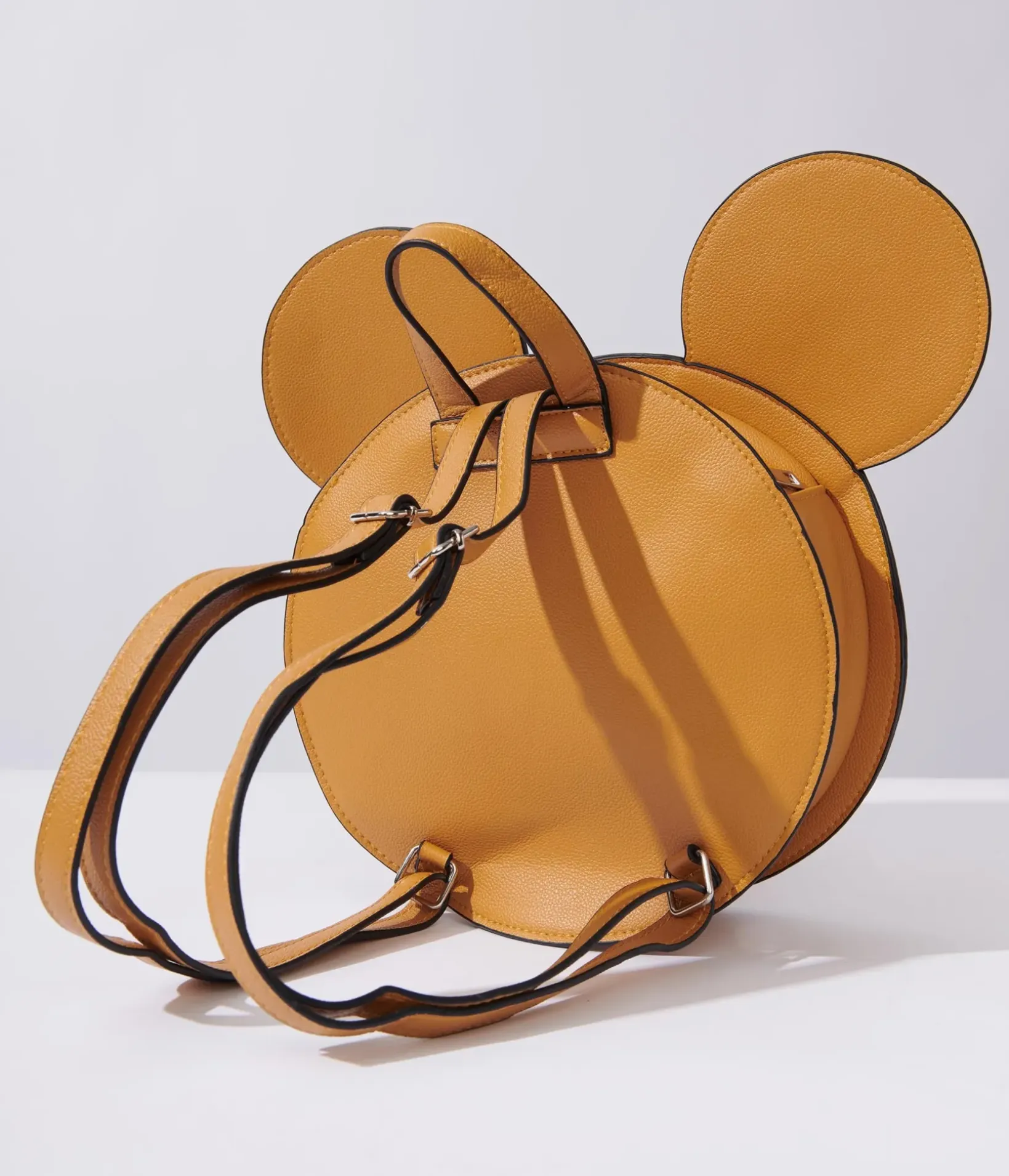 Unique Vintage All Things Pink|Novelty Bags>Tan & Pink Concha Mouse Mini Backpack