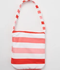 Unique Vintage All Things Pink|Tote Bags>Think Pink Striped 2 In 1 Towel Tote Bag