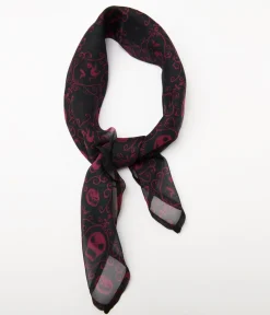 Unique Vintage Hair Scarves>Tim Burton's The Nightmare Before Christmas by Eggplant Jack Skellington Hair Scarf