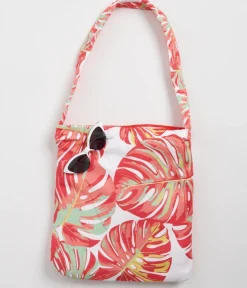 Unique Vintage Tote Bags>Tropical 2 In 1 Towel Tote Bag