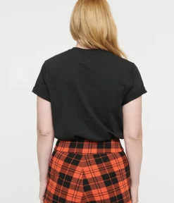 Unique Vintage Graphic Tees|All Things Black>Black All I Want For Christmas Is Halloween Unisex Graphic Tee