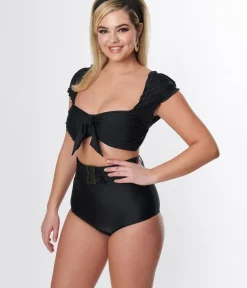 Unique Vintage Swim Bottoms|Two Piece Swim><noscript><img width=