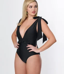 Unique Vintage One Piece Swim><noscript><img width=