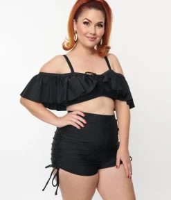 Unique Vintage Swim Tops|Two Piece Swim><noscript><img width=