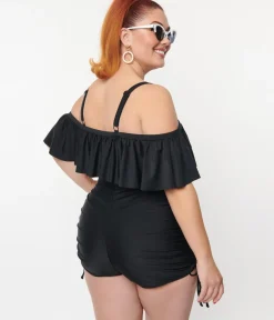 Unique Vintage Swim Tops|Two Piece Swim><noscript><img width=
