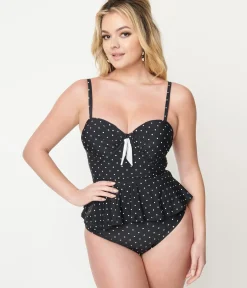 Unique Vintage Swim Tops|Two Piece Swim><noscript><img width=