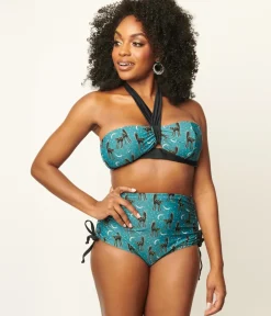 Unique Vintage Swim Tops|Two Piece Swim><noscript><img width=