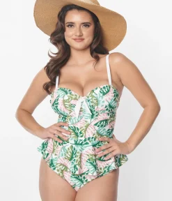 Unique Vintage Swim Tops|All Things Pink><noscript><img width=
