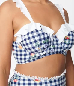 Unique Vintage Swim Tops|Two Piece Swim><noscript><img width=