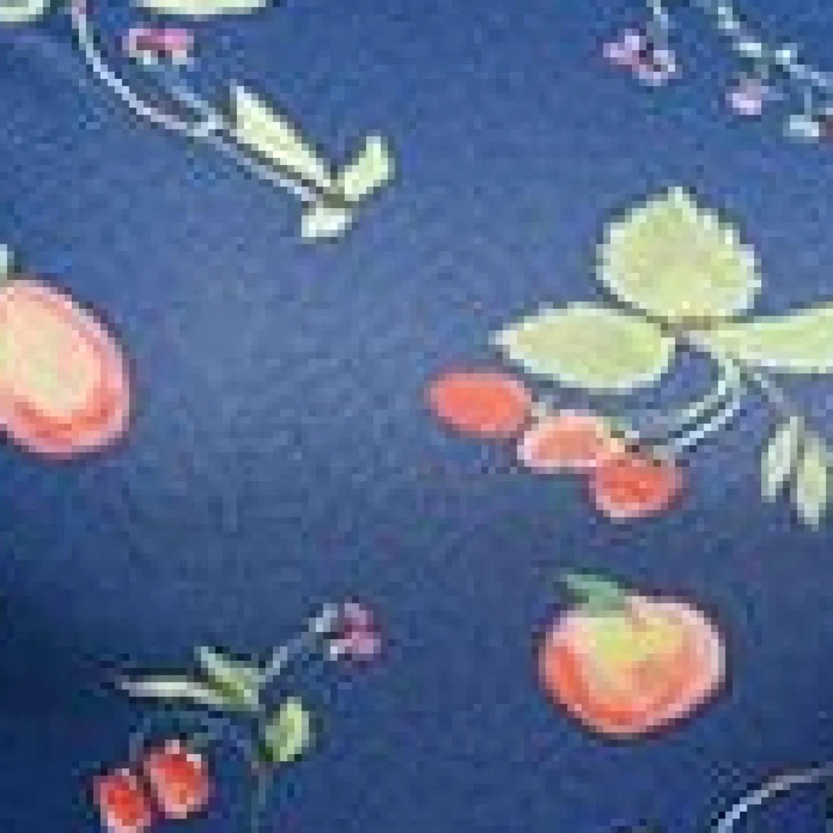 Unique Vintage Fit & Flare|Everyday Dresses>Navy & Orchard Print Off Shoulder Flare Dress