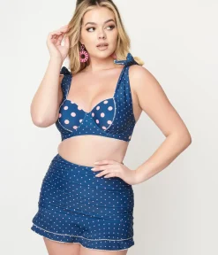Unique Vintage Swim Tops|Two Piece Swim><noscript><img width=
