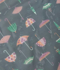 Unique Vintage Hair Scarves|Gloves & Scarves>Navy & Umbrella Print Hair Scarf