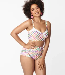Unique Vintage Swim Bottoms|Two Piece Swim><noscript><img width=