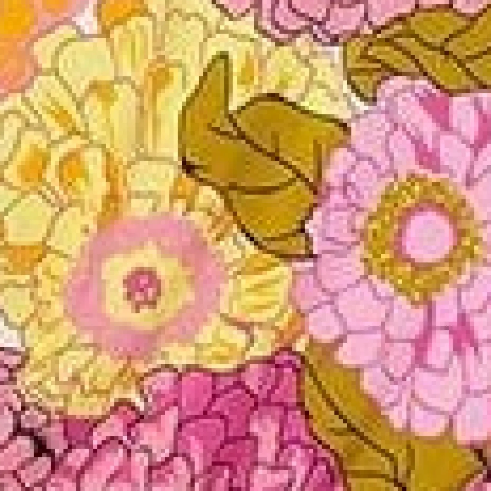 Unique Vintage Midi|Pocket Dresses>Pink Floral Tiered Midi Dress
