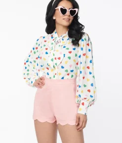 Unique Vintage Shorts|All Things Pink><noscript><img width=