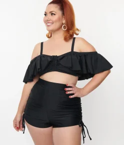 Unique Vintage Two Piece Swim|Swim Tops><noscript><img width=