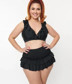 Unique Vintage Two Piece Swim|Swim Tops><noscript><img width=