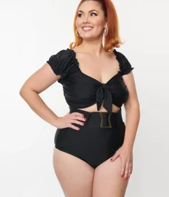 Unique Vintage Swim Tops|Two Piece Swim><noscript><img width=