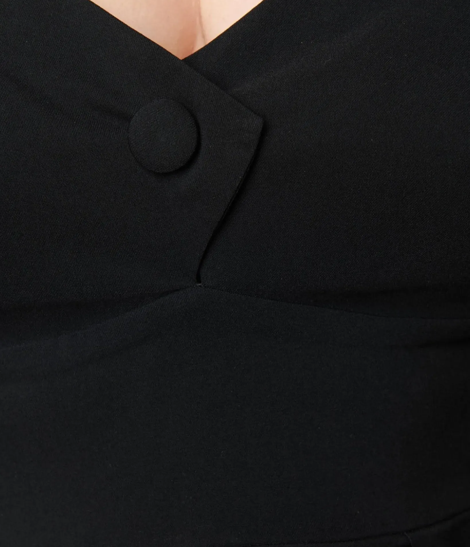Unique Vintage Swing|Swing>Plus Size Black Sweetheart Midge Swing Dress