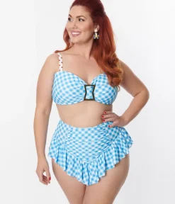 Unique Vintage Two Piece Swim|Swim Tops><noscript><img width=