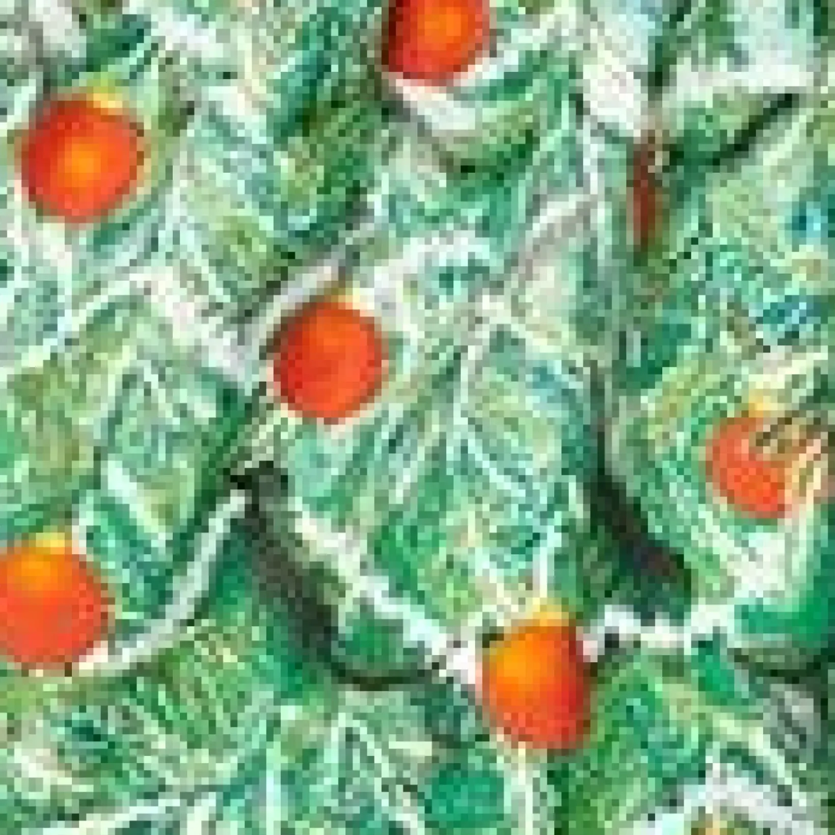 Unique Vintage Skirts|Skirts>Plus Size Green Evergreen & Red Ornaments Swing Skirt