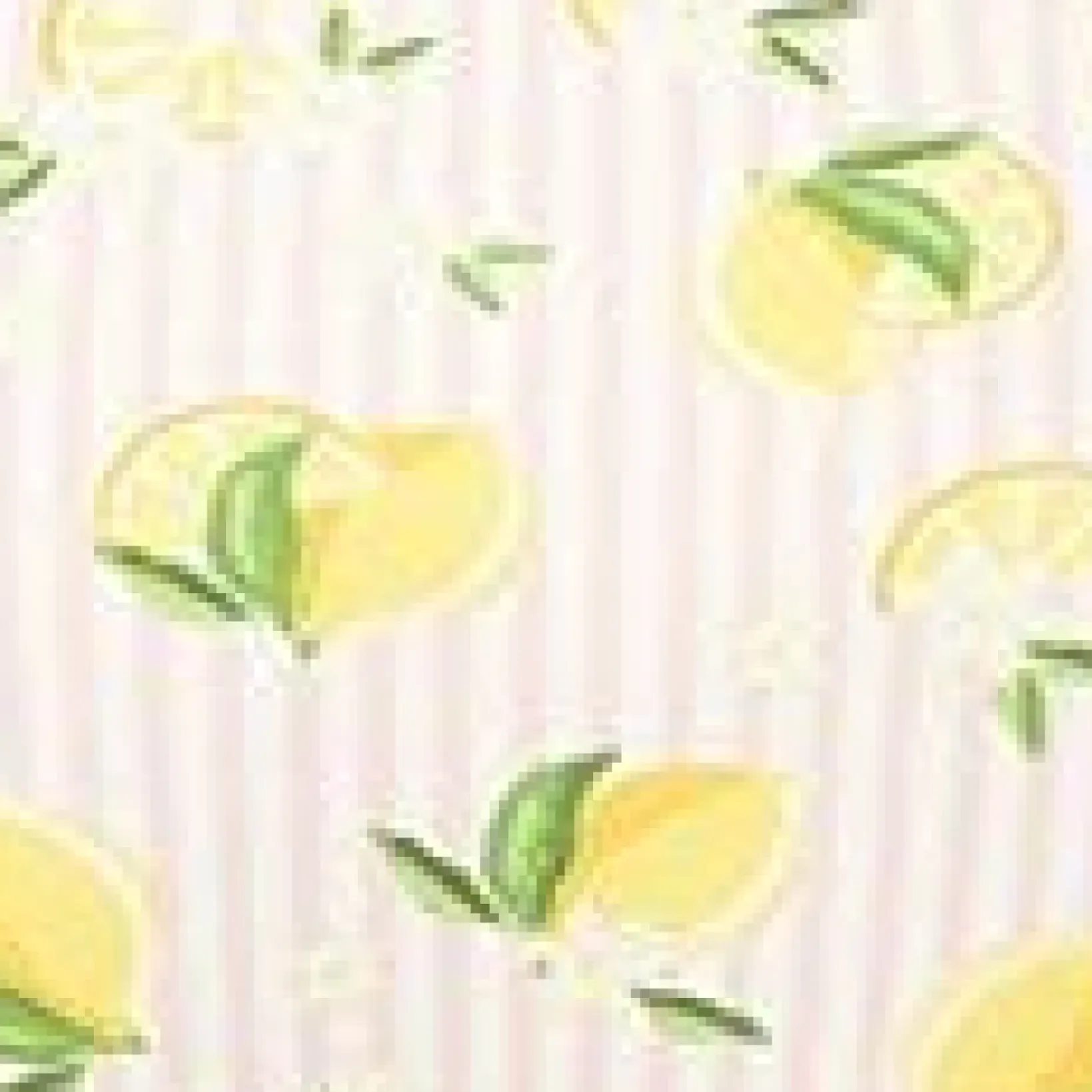 Unique Vintage Two Piece Swim|Swim Tops>Plus Size Light Pink Stripes & Lemons Ruched & Ready Swim Top