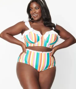 Unique Vintage Swim Bottoms|Plus Size Swim><noscript><img width=