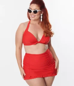 Unique Vintage Two Piece Swim|Swim Tops><noscript><img width=
