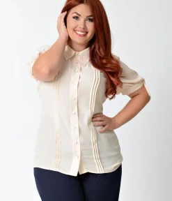 Unique Vintage Blouses|Blouses><noscript><img width=