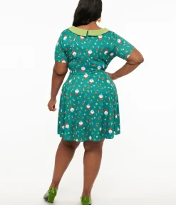 Unique Vintage Fit & Flare|Everyday Dresses><noscript><img width=