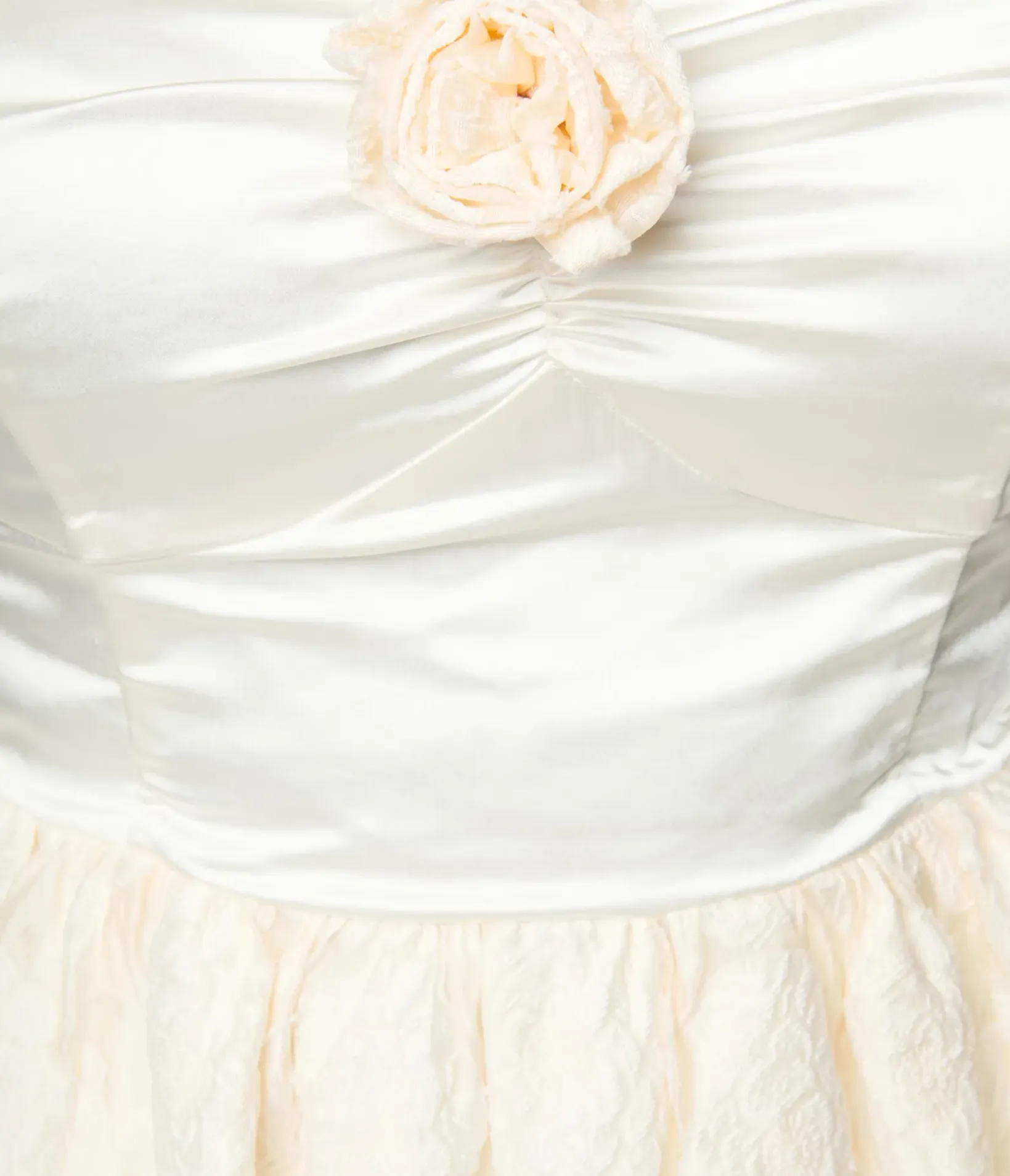 Unique Vintage Swing|Pocket Dresses>Plus Size 1950s Ivory Floral Off Shoulder Flare Dress