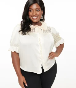 Unique Vintage Blouses|Blouses><noscript><img width=