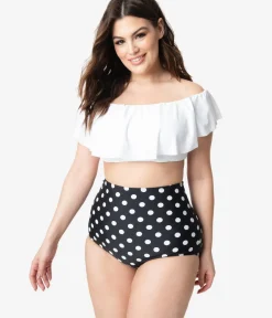Unique Vintage Two Piece Swim|Swim Tops><noscript><img width=