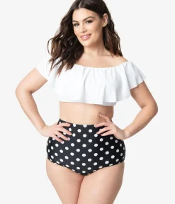 Unique Vintage Two Piece Swim|Swim Tops><noscript><img width=