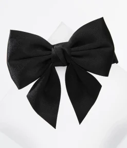 Unique Vintage All Things Black|Work Wear>1950s Black Bow Cinch Belt