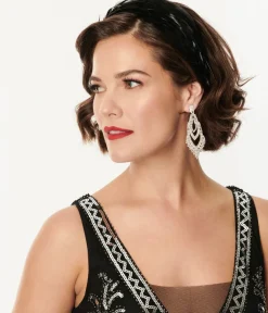 Unique Vintage Special Occasion|Flapper Accessories>1920s Black Feather Headband