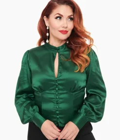 Unique Vintage Blouses|Work Wear><noscript><img width=