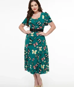 Unique Vintage Midi|Pocket Dresses><noscript><img width=