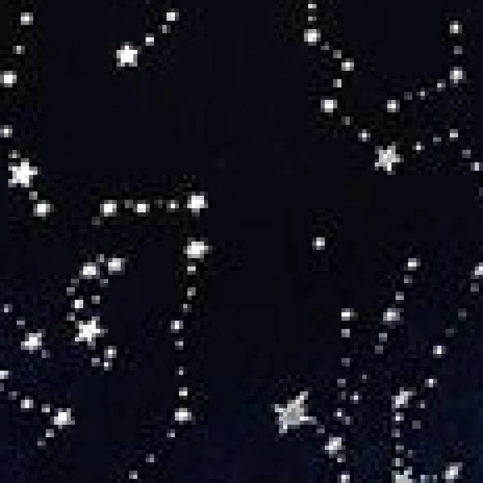 Unique Vintage Midi|Wrap Dresses>1970s Navy & Silver Stars Velvet Wrap Midi Dress