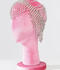 Unique Vintage Special Occasion|Flapper Accessories>1920s Rhinestone Flapper Cap