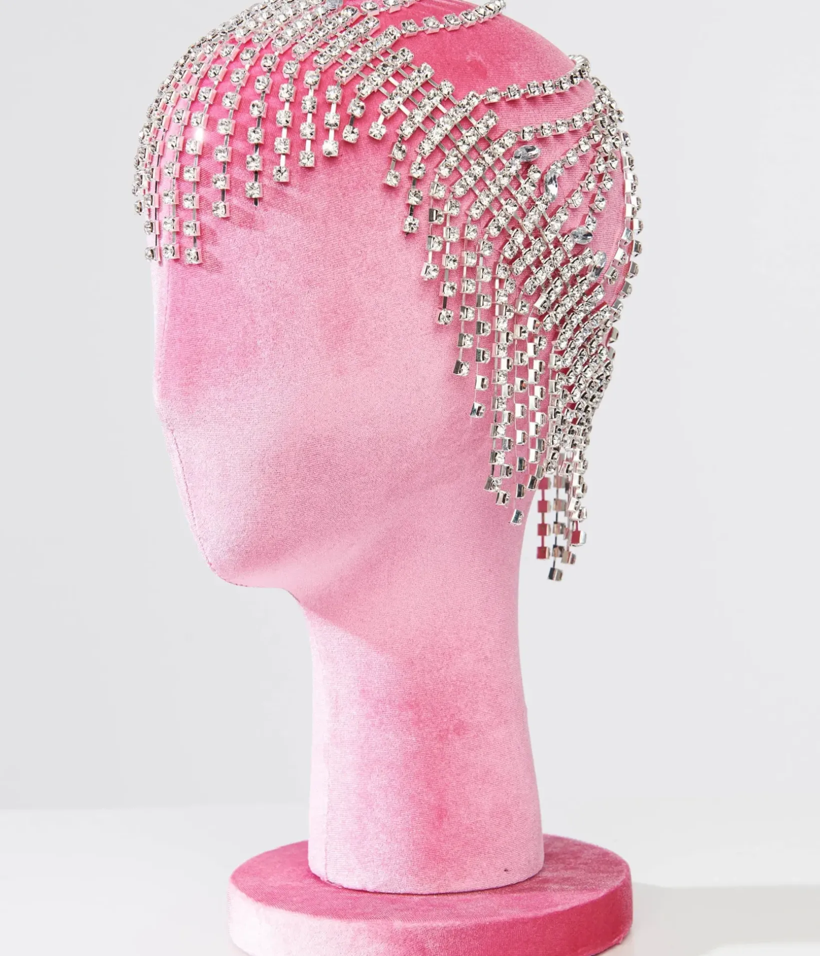 Unique Vintage Special Occasion|Flapper Accessories>1920s Rhinestone Flapper Cap