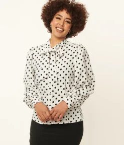 Unique Vintage Blouses|Work Wear><noscript><img width=