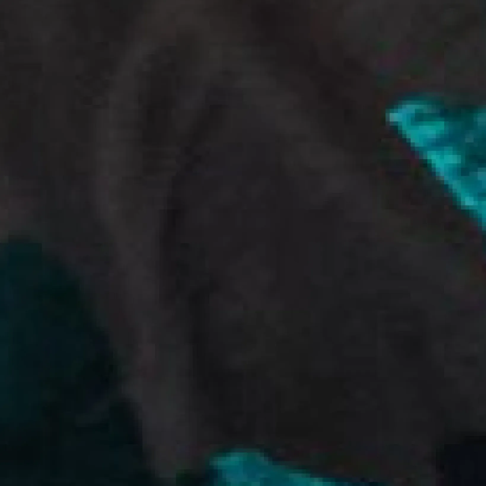 Unique Vintage All Things Black|Work Wear>Teal & Black Floral Velvet Burnout Bodysuit