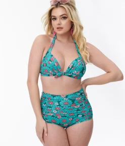 Unique Vintage Swim Tops|Two Piece Swim><noscript><img width=