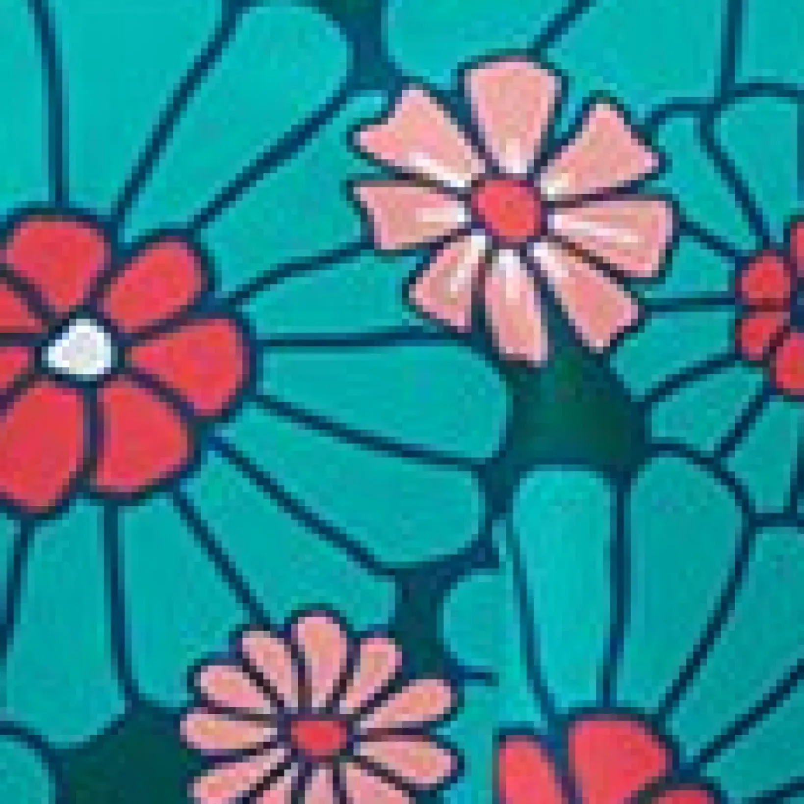 Unique Vintage One Piece Swim|Summer Vacation>Teal Flower Child Skirted Wendy Swimsuit