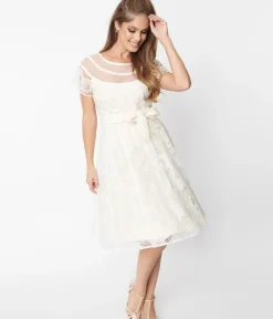 Unique Vintage Fit & Flare|Everyday Dresses><noscript><img width=