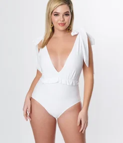 Unique Vintage One Piece Swim><noscript><img width=