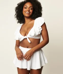 Unique Vintage Swim Tops|Two Piece Swim><noscript><img width=
