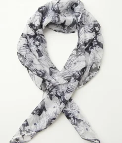 Unique Vintage All Things Black|Hair Scarves>Wild Horses Print Hair Scarf